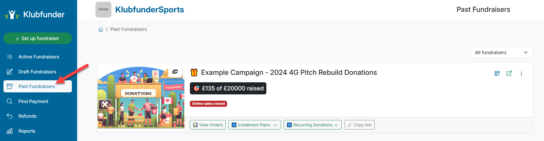 Past Fundraisers