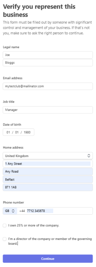 Login Screen